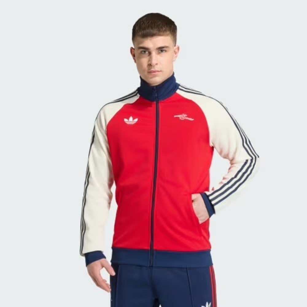 Adidas Originals Arsenal FC Track Jacket Red Cream Navy XL HT4451 Mens New